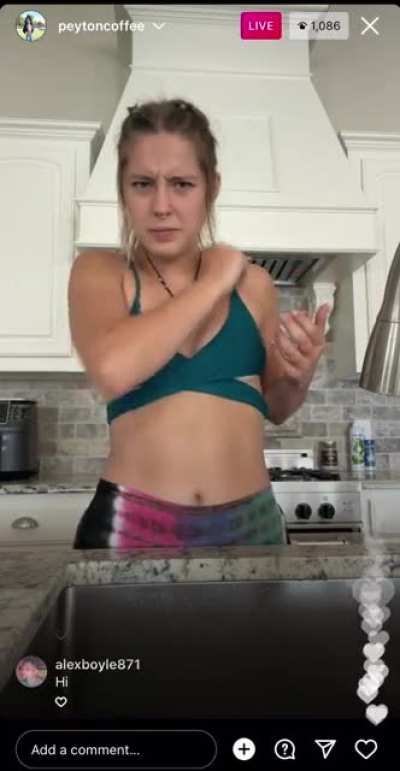 From IG live