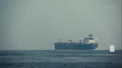 Houthi published footage of attack on British civilian ship