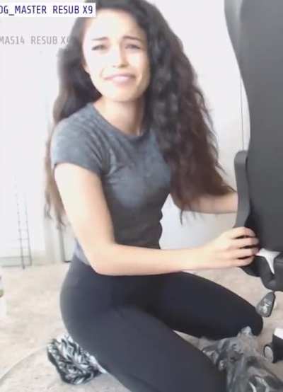 Valkyrae looking cute