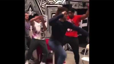 Rare Clip of MJF and Max Caster vibing together