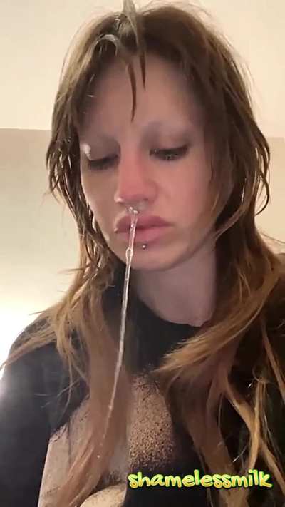 Happy to report this is just 8 seconds out of 10 minutes where this snot stream stayed put the entire time lol