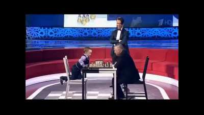 Boy I love chess