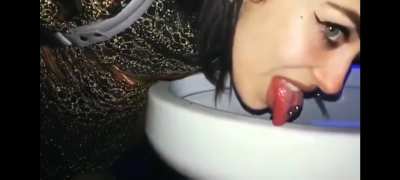 Licking public toilets clean has become such a popular activity! Everyone’s going it! Just remember to record yourself whilst you’re doing it and send to all your friends so they can join in on all the fun! Drink spit cum & piss… it’s so fun!