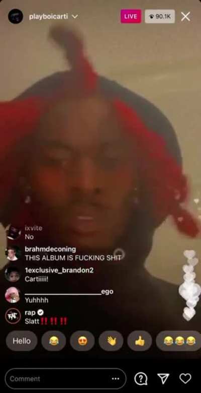 what yall think was going through carti head at the end