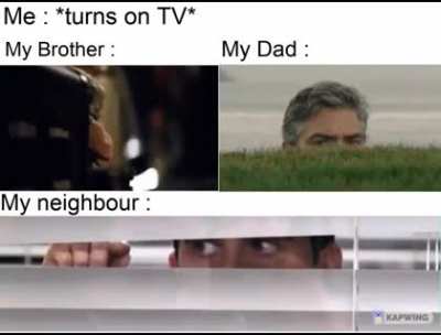 now it's OUR tv