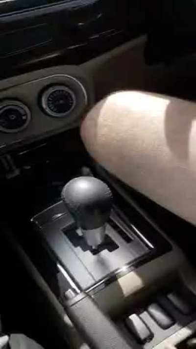 Horny car ride.