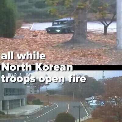 North Korean soldier survives defecting
