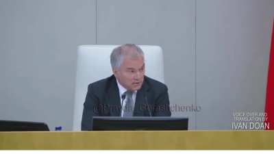 Russian parliament speaker Volodin threatens US to take back Alaska