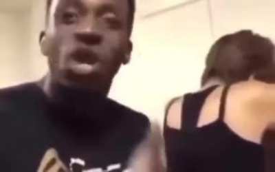 Guy catches girlfriend cheating and then pulls out phone to record this