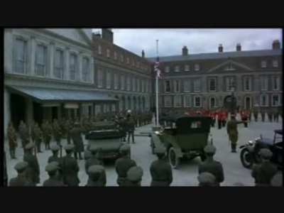 100 years ago tomorrow the British forces handed over Dublin Castle to Liam Neeson