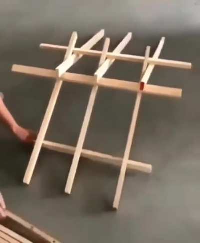 How to build a Da Vinci bridge.