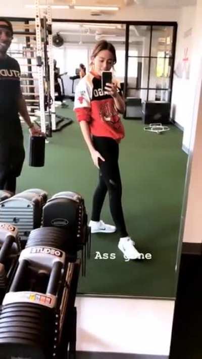 She lost her ass
