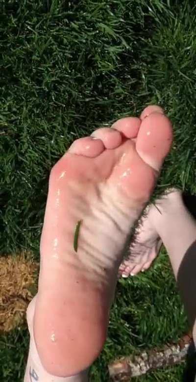 I love being barefoot
