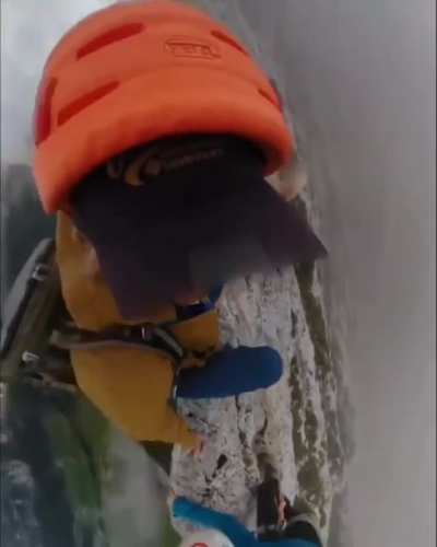 Jess Wandering climbs the Alpstein Massif in Switzerland to show difference in weather between two sides of the top, it is called Orographic effect..