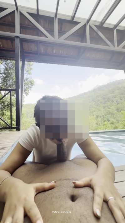 Cheating in paradise with my wedding ring shining… riding him till I’m dripping while hubby waits at home (hotwife)