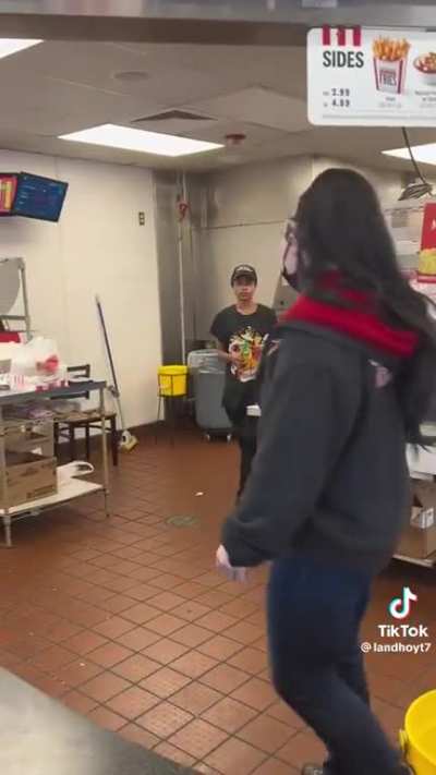 “This is what happened after they poured a Mountain Dew on my lap in the drive thru” 