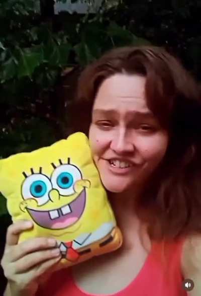 Her entire account is dedicated to having a crush on SpongeBob, not satire