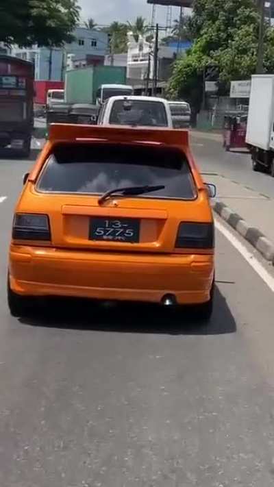 Now that’s some unique brake light