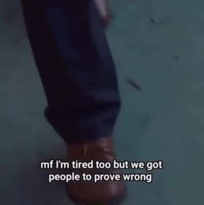 keep pushing, we can all beat this