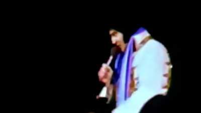 Elvis singing, 
