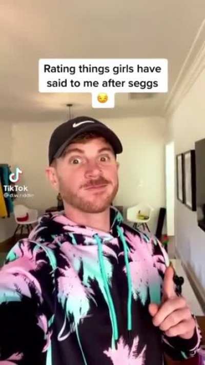 Rating things girls have said to me after sex