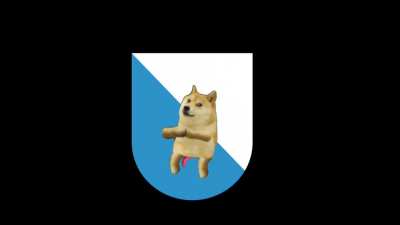 Ds Wappe vo Züri isch abstrakt-ziitlos. Nach der Machtübernahm vom Doge Hung über d’Kantön chas aber mit ämene zuesätzleche Elemänt No ziitloser gmacht wärde