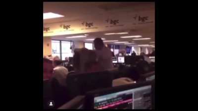 live footage from the offices of @CitronResearch & Melvin Capital :)