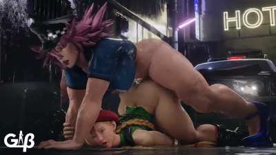 Poison pounds Cammy's ass to makes sure she learns her lesson (IGen<wbr>eralB<wbr>utchI<wbr>)