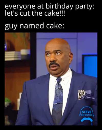 The guy named candle has a different expression when they say 