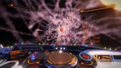 Poor NPC didn't know I had 7 pack hounds on my Cutter!