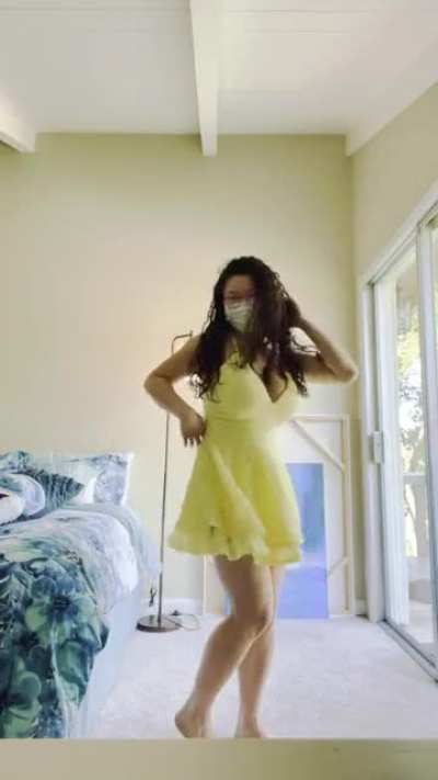 My winter dance just got cancelled cause of covid :( and I have no one to show my dress off to so I guess, here you guys go!