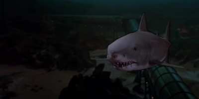 This scene in Jaws 3-D was so terrifying to theatergoers that it was not uncommon for many an audience member to lose control of their bowels and defecate aggressively into their undertrousers.