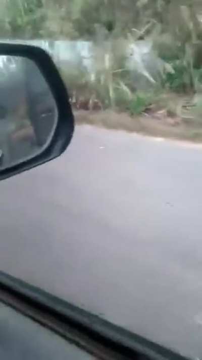 Destroyed Myanmar Army column. Unknow location