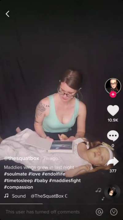 This may get deleted but this is the single worst Tiktok I’ve seen...the child has past and she makes a Tiktok.