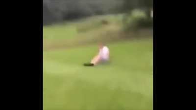 Hay bale jump