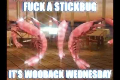 Stick-bugged on Woo Back Wednesday?