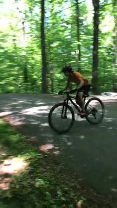 Mountain biking