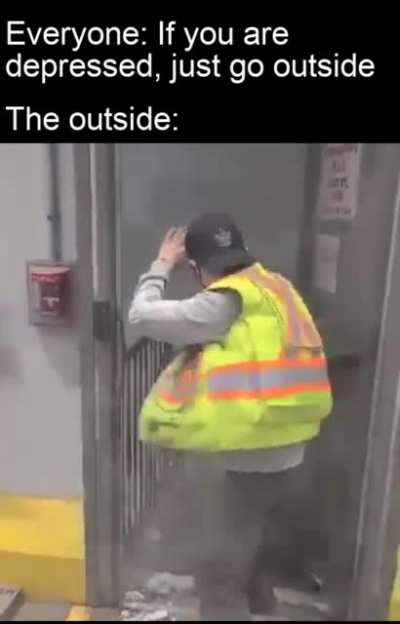 The outside is wild
