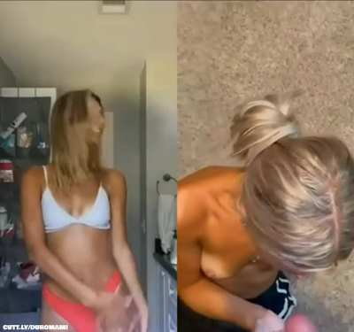 Cute mode cum slut mode