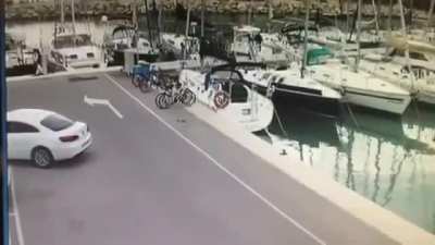 Forgetting about the handbrake