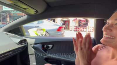 Squirting in public is fun