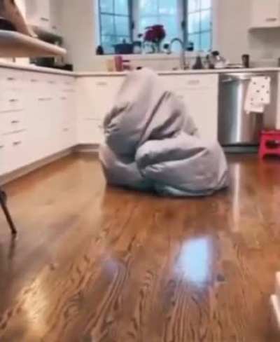 Engulfed.