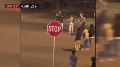 Dude gets arrested while being interviewed. With his hands up.