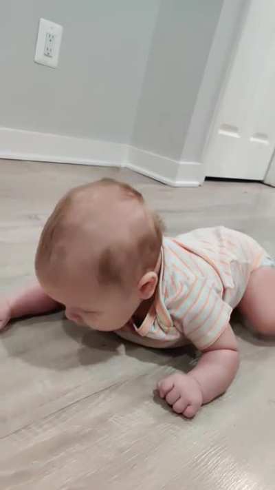 Thomas was not, in fact, ready to crawl