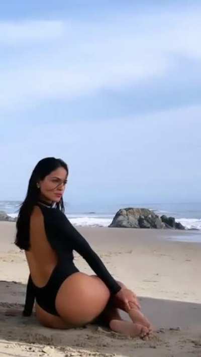 On the beach