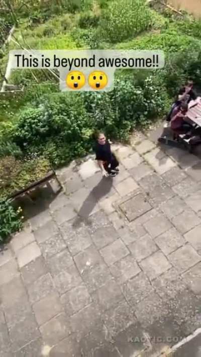 And that’s how he came down