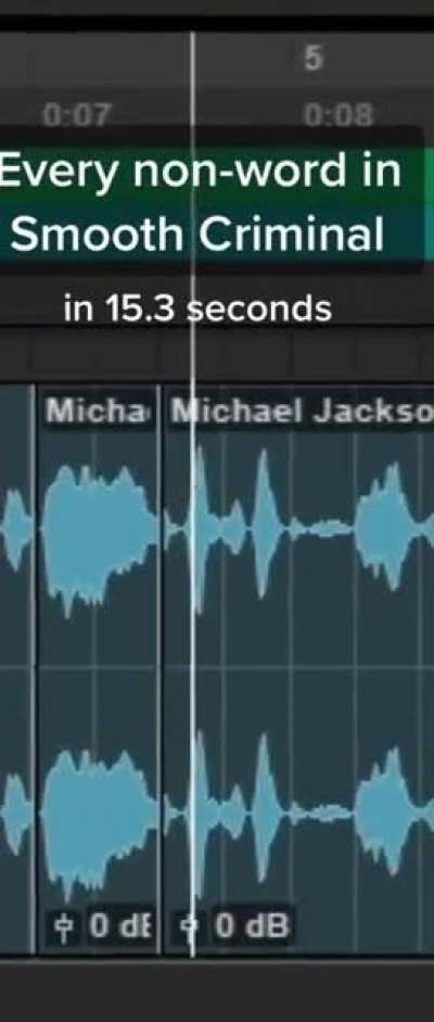 Smooth criminal without words