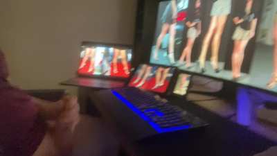 I thought some of you might like to see a video clip of me working my small penis in my Vanessa Hudgens Goon Cave. Drooling over her legs and edging for hours. Getting lost in the goon trance.