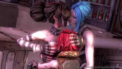 Moxxi, Lilith, and Maya (Larr<wbr>yJohn<wbr>sonSF<wbr>M) [Borderlands]