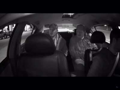 An alleged Police Officer argues with Uber Driver and gets kicked out